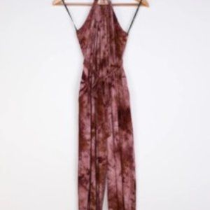 Lulu’s - It's Chill Purple Multi Tie-Dye Halter Jumpsuit